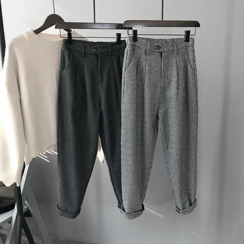 Новинка Осень зима 2019 шикарные повседневные Костюмные брюки женские облегающие