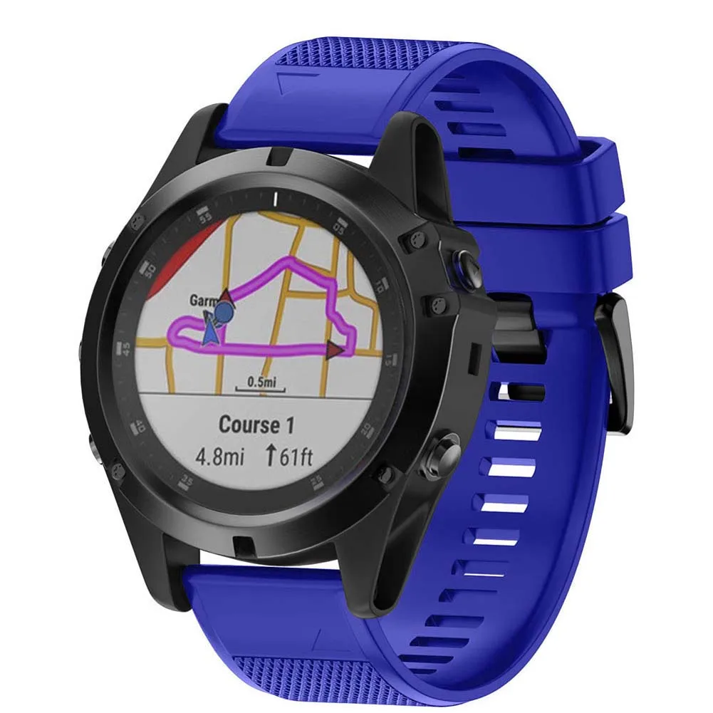 Ремешок для часов Мягкая замена силиконового ремешка ремешок Garmin Fenix 5X Plus Smartwatch
