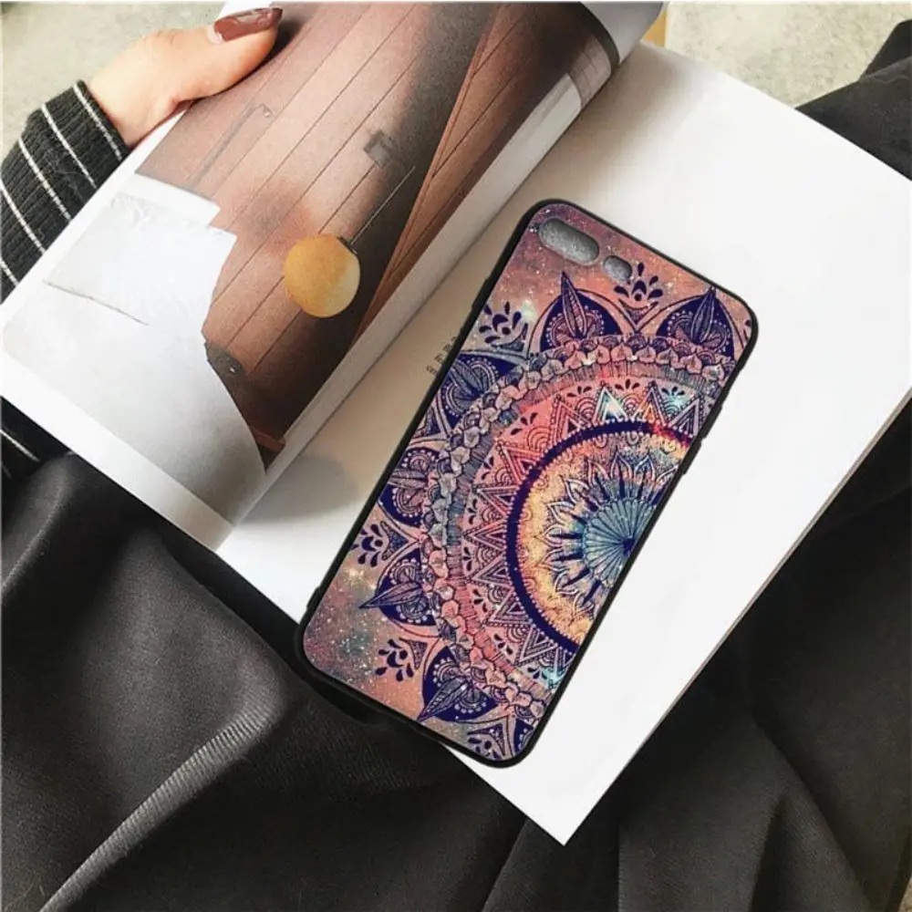 OUTMIX Мандала силиконовый мягкий чехол для мобильного телефона iPhone 7 7plus 8 8plus X XS XR max