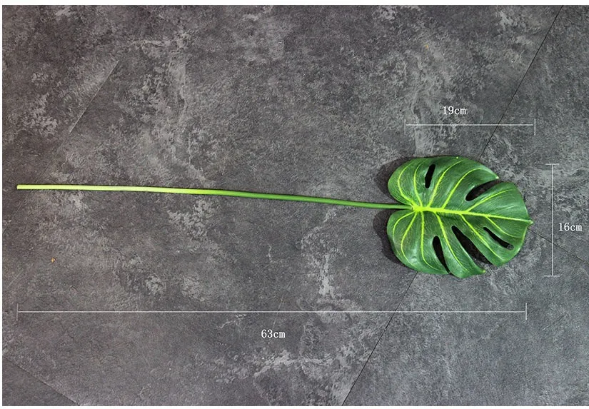 7 шт. пластиковые листья пальмы с искусственным покрытием|plastic branches|leaf plasticreal touch |