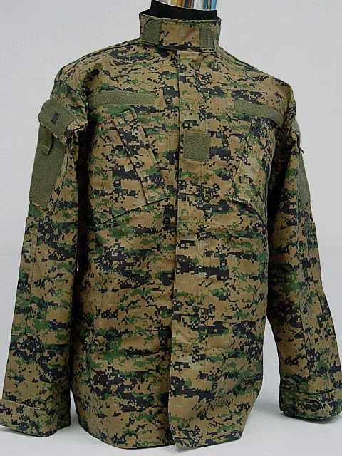 Digital Woodland Немецкий армейский лесной Камуфляжный костюм ACU BDU, военный Камуфляжный костюм, комплекты CS, Боевая тактическая Пейнтбольная форма, куртка и штаны - Цвет: Digital Woodland