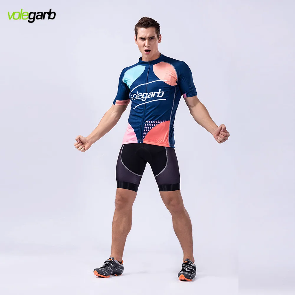 Volegarb 2017 Велоспорт Джерси С Коротким Рукавом Дышащий Одежда Ropa Ciclismo Roupas Де