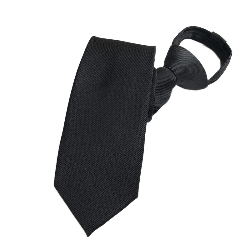 Подарочные галстуки для мужчин деловой костюм черный галстук модный однотонный