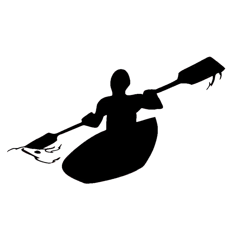 

18.1CM*10.5CM Creative Sports Kayak Canoe Car Sticker Vinyl Decal S9-0355