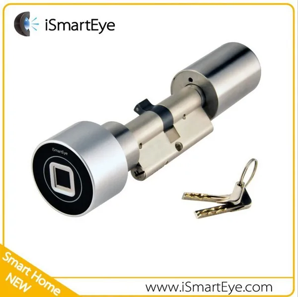 Электронный дверной замок iSmartEye управление через приложение отпечаток пальца 70