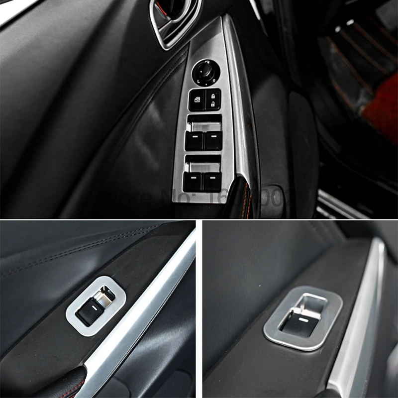 Для Mazda 6 Atenza M6 седан 2013 хром межкомнатные двери окна переключатель панель крышка рамка отделка под давлением аксессуары