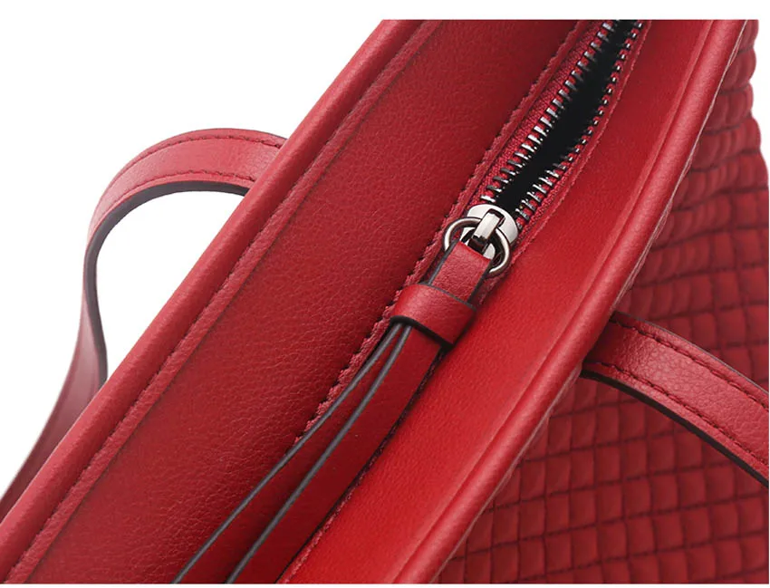 Pmsix shoulder bag female new fashion wild leather handbag female bag large capacity bag tote bag