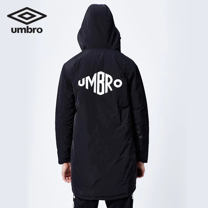 UMBRO осень зима теплая верхняя одежда пальто Новая мужская длинная одежда теплая флисовая куртка на молнии пальто спортивная одежда UI183AP2299