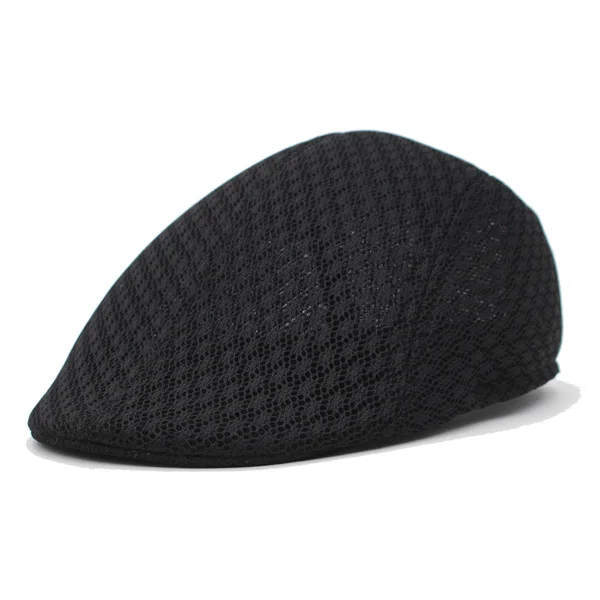 AETRUE Для мужчин берета Для женщин сетка; Casquette Лето Шапки для Для мужчин Planas плоская равнина кепки с козырьком от солнца мужской Gorras женский берет шапки - Цвет: black