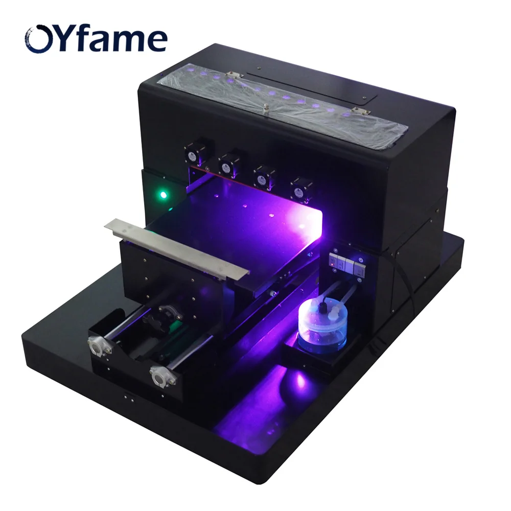Светодиодный УФ принтер OYfame R1390 размер A3 планшетный 6 цветов для металлического