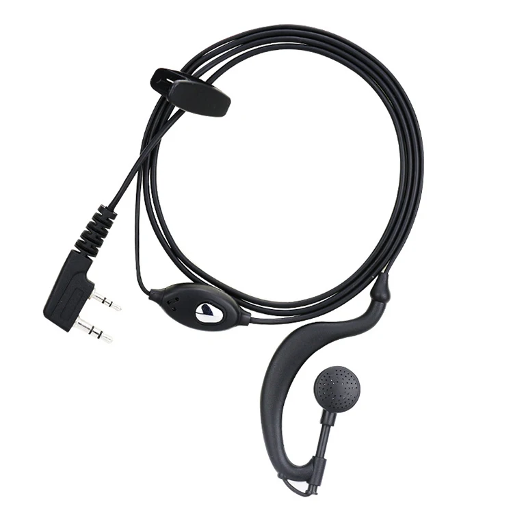 10pcs Earpiece Microphone Headset for Radio Two Way Baofeng UV5R UV-82 BF-888S for Kenwood Walkie Talkie Accessories Headphone