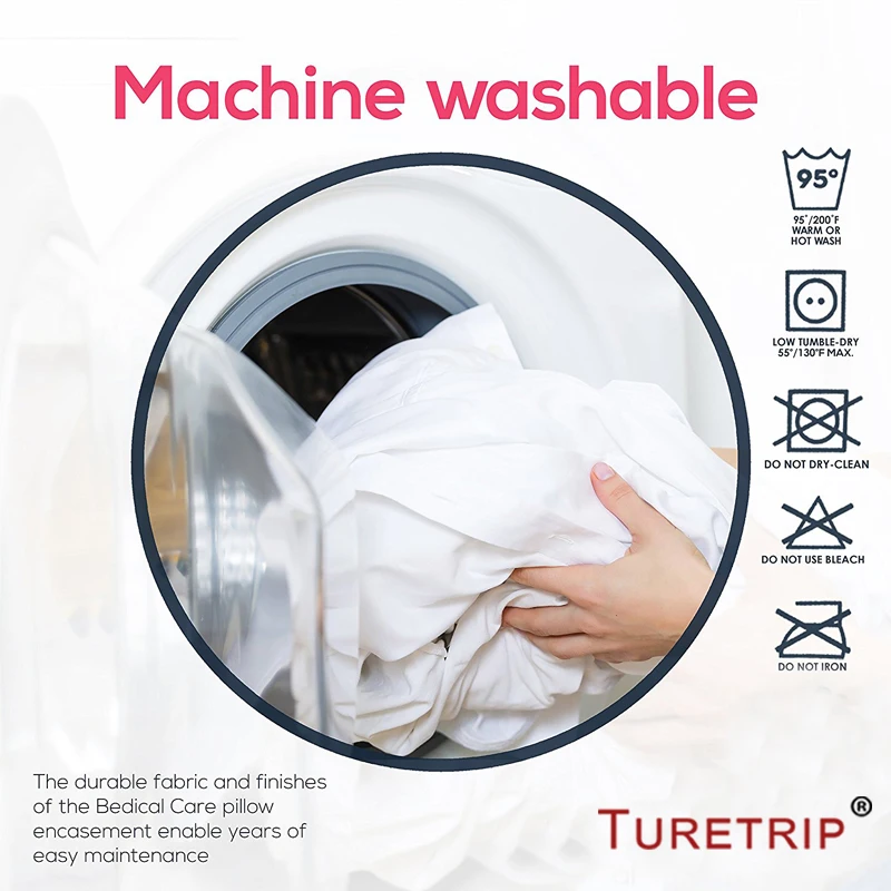 Махровая детская наволочка Turetrip 50x70 см 2 Наволочки противоаллергенный