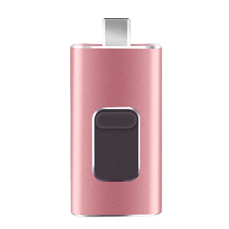 USB флеш-накопитель для iphone 16 ГБ, 32 ГБ, 64 ГБ. 128 ГБ, 256 ГБ, 4 в 1, многофункциональный USB 3,0 для iphone, iOS, type C, телефонов на Android