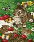 Cioioil-T339 заяц и мышь картины маслом 
