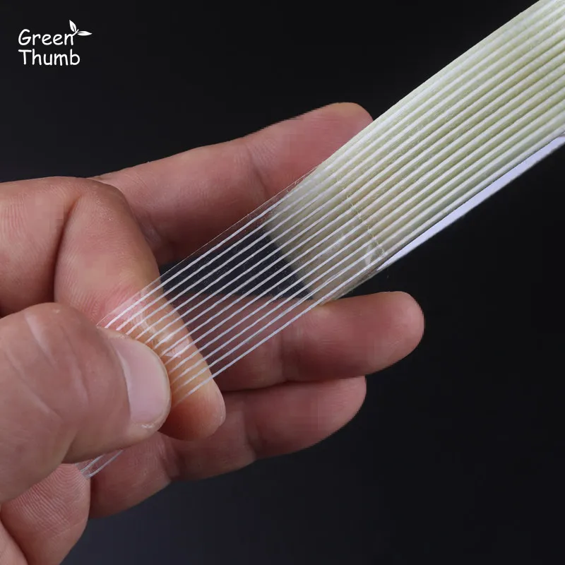 4 шт 20 мм 25 м/50 м filament Tape полоса волокна усиленный Односторонний клей лента прозрачная износостойкая без следа левая
