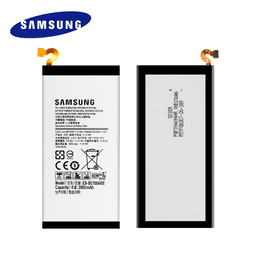 Оригинальная запасная аккумуляторная батарея speedfor Samsung Galaxy E7 E7000 E700F 2950 мАч для