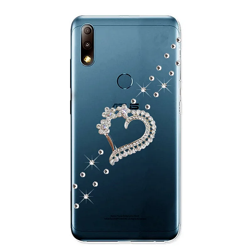 Модный чехол со стразами для Asus Zenfone Max Plus M2 ZB634KL шикарный телефона Shot |