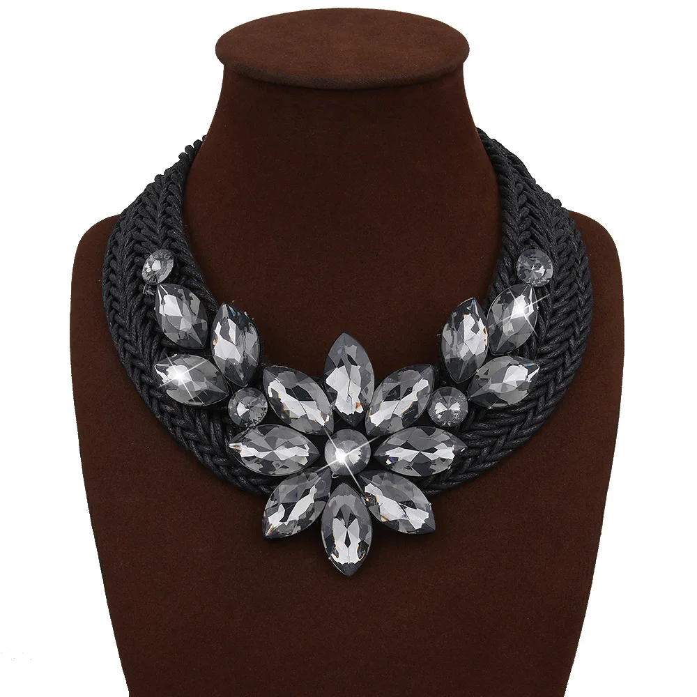 RIMOWA Ювелирные Изделия Ожерелья Для Женщин Преувеличены Ткачество Кристаллы