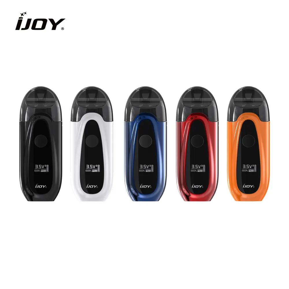 Оригинальный IJoy IVPC Pod Starter Kit 450 мАч OLED экран Стабильный 9 Вт 2 мл MTL картридж Vape