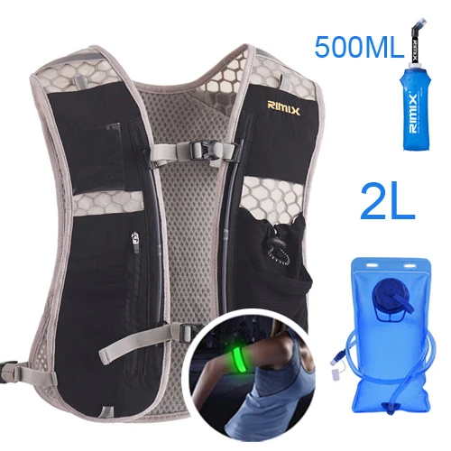 Backpack N 2500ml Кроссовки для бега гидратационные рюкзаки легкий марафон рюкзак для спорта на открытом воздухе 5.5L сумка гоночный Пеший Туризм Фитнес жилет гидратации пакет - Цвет: Backpack N 2500ml