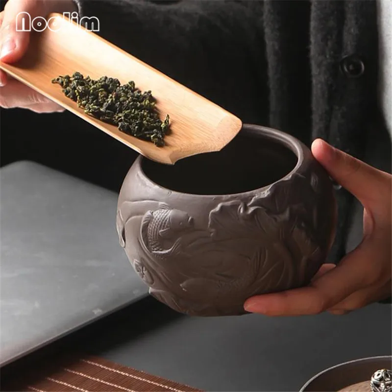 Пурпурная глина емкость для хранения конфет герметичные банки портативная