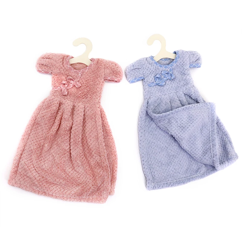 Кухонное полотенце-1 шт. полотенце для рук плюшевая дешевая посуда подвесное