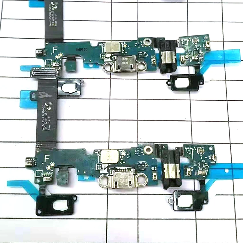 Для Samsung Galaxy A3 A310F A5 A510F A7 A710F зарядка через usb Порты и разъёмы для подключения зарядного устройства датчик с разъемом шлейф разъема для наушников кабель