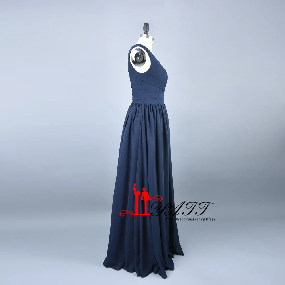 Настоящая фотография 2017 дешевые платья подружки невесты мятно зеленые темно