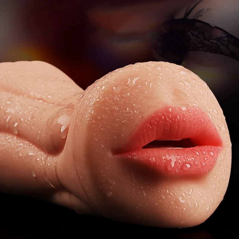 3D Глубокая глотка оральный язык зубы искусственная вагина мужские мастурбаторы