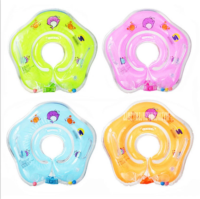 200PCS New Baby Infant Swimming Neck Float Safety Inflatable Circle Floator Toddler Shower Rings PVC Material | Спорт и развлечения