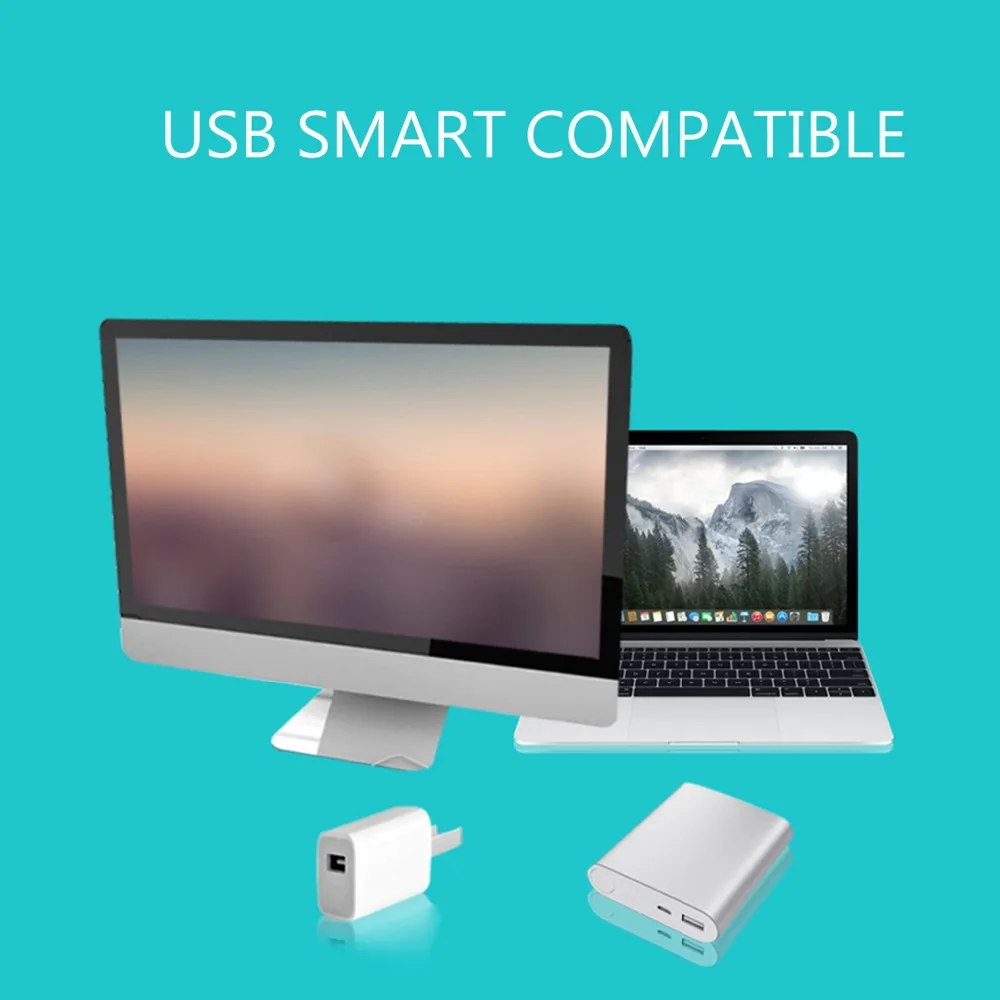 Гибкий светодиодный ночник Портативный USB мини свет перезаряжаемый сокровище