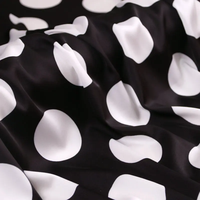 Ткань в горошек 145 см драпировка модная ткань для платьев шарфов лоскутных