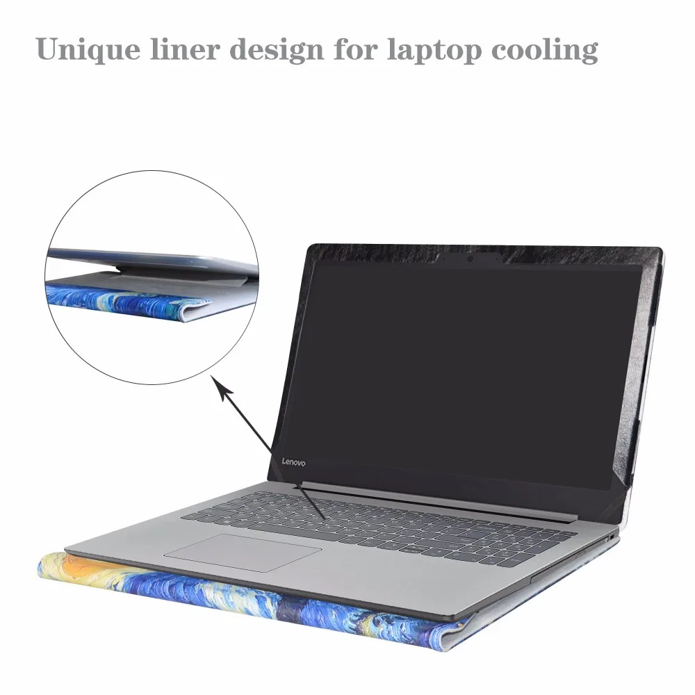 Защитный чехол Alapmk для 15," ноутбука lenovo Ideapad 320 15/330 15/520 15 [не подходит для других моделей]