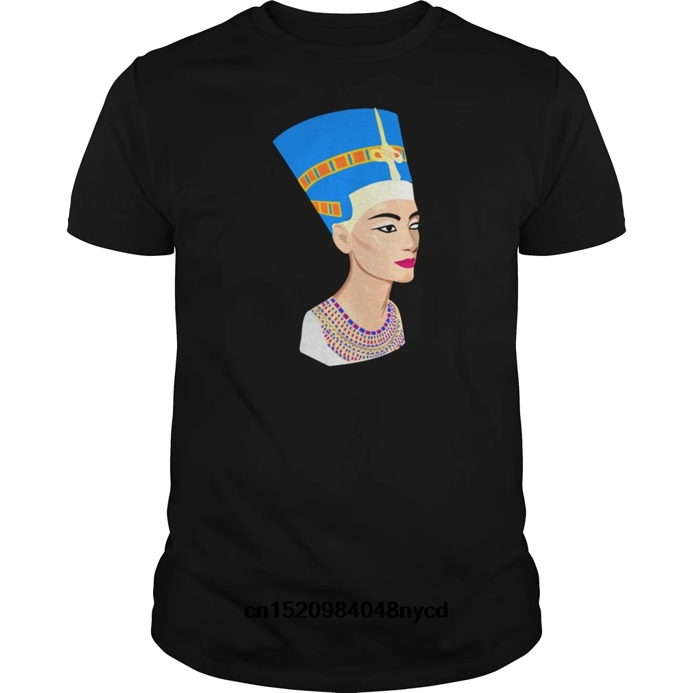 Gildan funny t shirts Nefertiti Portrait 2018 Fashion tshirt men t-shirt | Мужская одежда