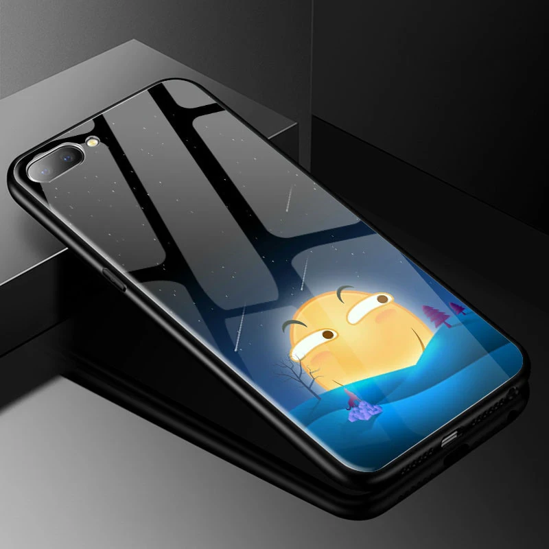 2018 витражный чехол для телефона Ультратонкий Прозрачный iPhoneXs XR Xs Max симпатичный