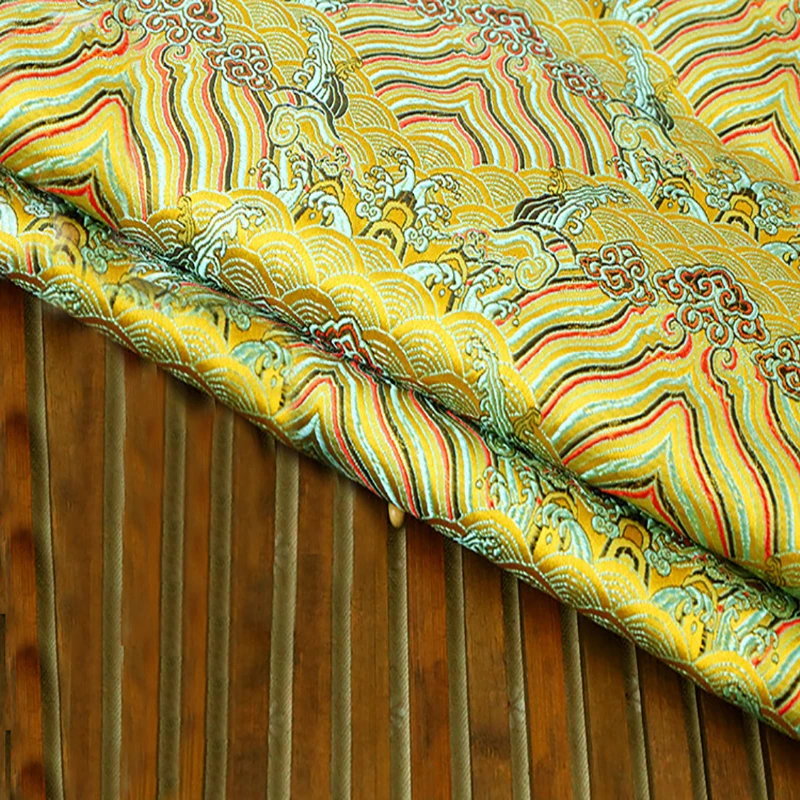 Жаккардовый гобелен в стиле ветер океана сатиновая ткань для скатерти украшение