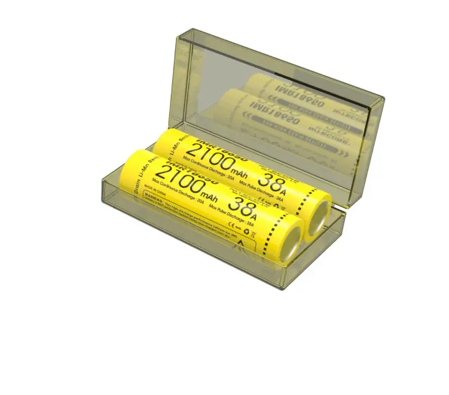 2 шт. Nitecore IMR18650 Hight Drain Battery 2100 мАч 38A идеально подходит для вейпинга устройств |