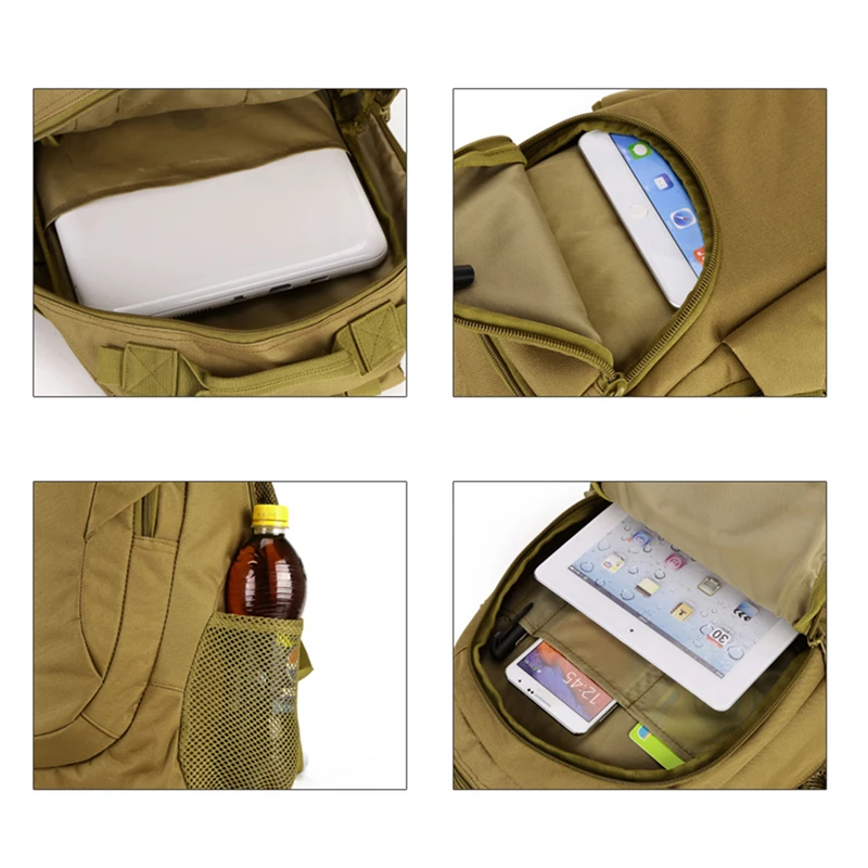 Baigio Мужчины Рюкзак Protector Plus Военный MOLLE Assault Pack Сумка 25L Передач Mochila Походы