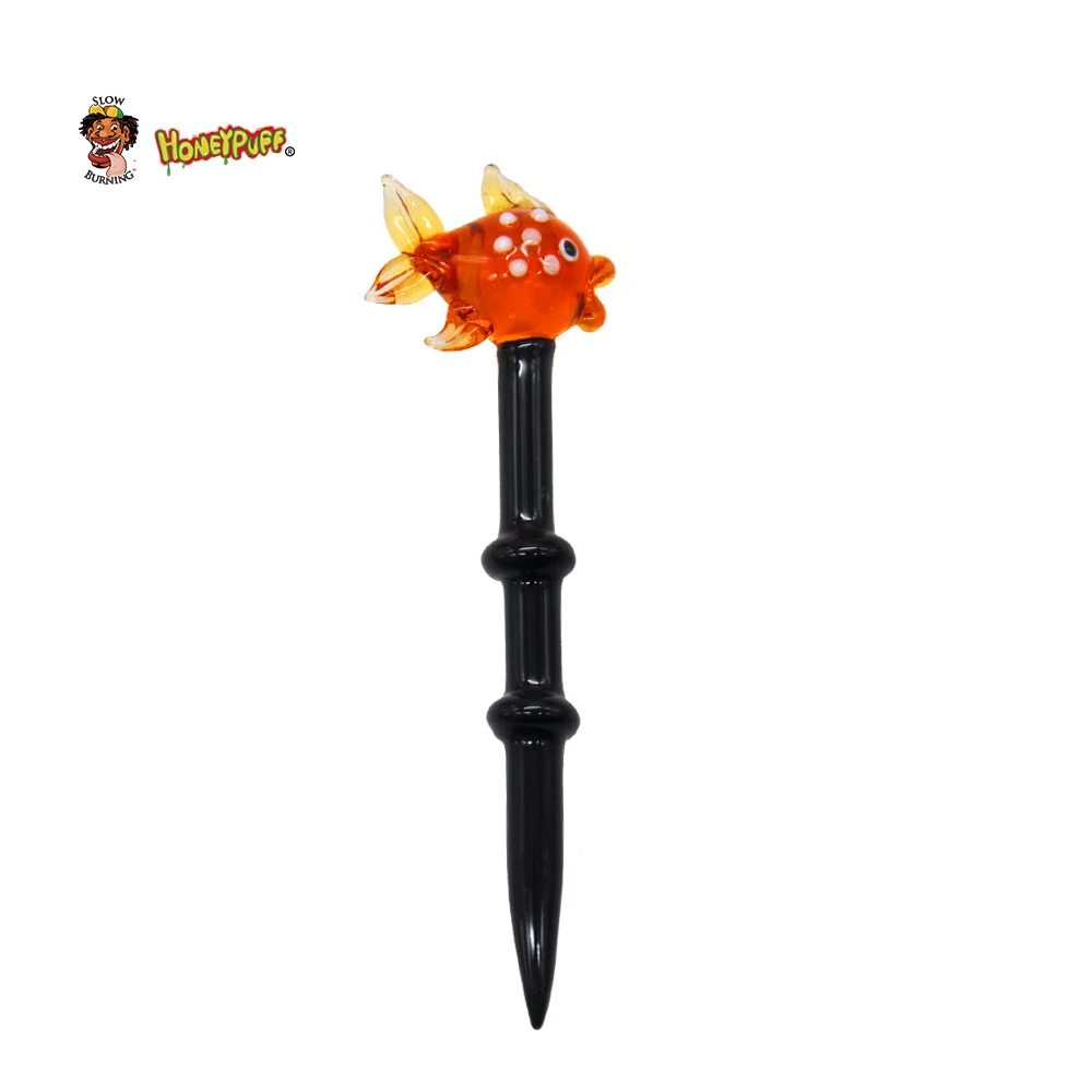 

HONEYPUFF Premium Glass Dabbler 5.43 Inch Wax Dab Tool Colorful Thick Pyrex Dabber Tools Quartz Banger Nails Dab Rigs Wholesale