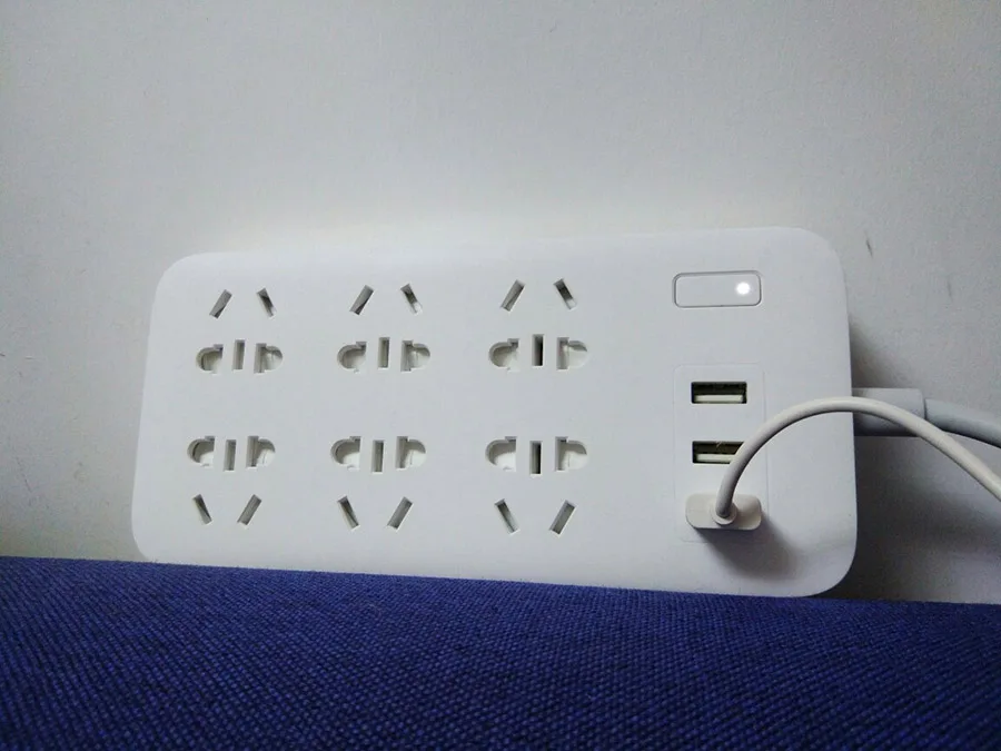 Xiaomi Smart power Strip 2.1A Быстрая зарядка 3 USB удлинительная розетка 6 Стандартный гнездовой адаптер США Великобритания ЕС AU