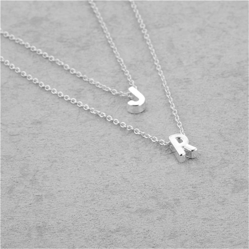 Изящное Двухслойное Оригинальное женское ожерелье с именем ювелирных изделий