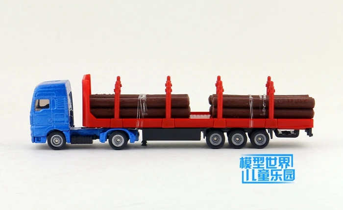 Высокая моделирования Прицепы грузовик, высококачественных автомобилей, 1: 87 Весы сплава автомобили, Лесоматериалы транспортное средство, бортовой грузовик
