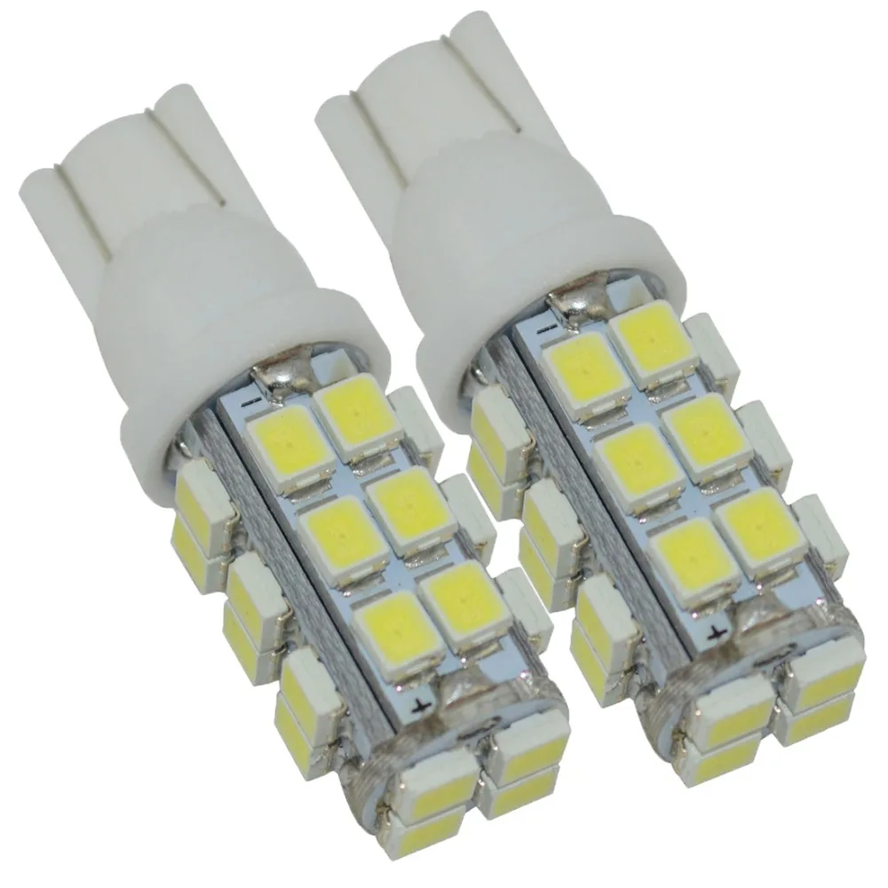 10 шт Автомобильные светодиодные фары 12V T10 SMD 1210 28SMD 28 smd 1206 168 194 Светодиодные W5W