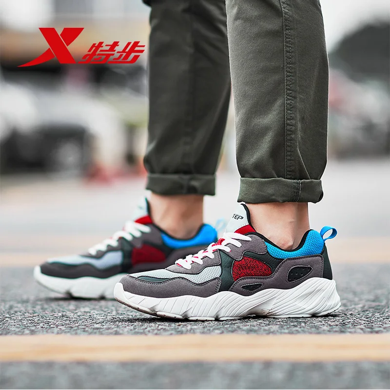 Кроссовки XTEP мужские спортивные на танкетке повседневные амортизирующие стиль