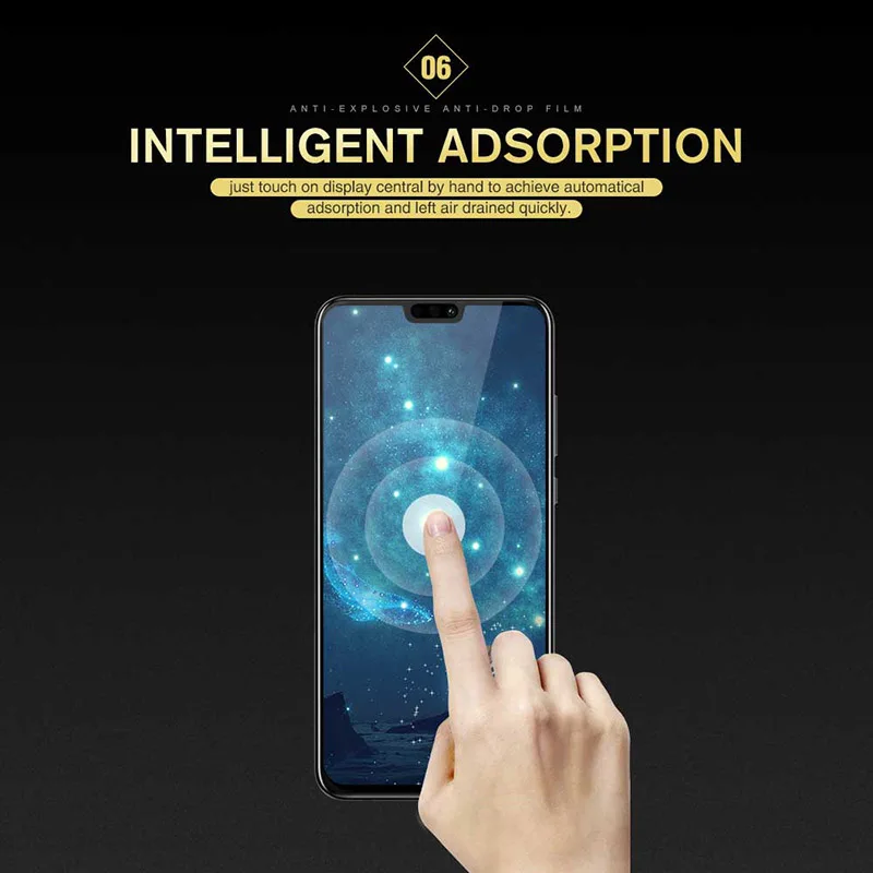 3D закаленное стекло для Huawei Honor 8X Защита экрана 9X 9 10 Lite 20 Pro P30 Note защитное
