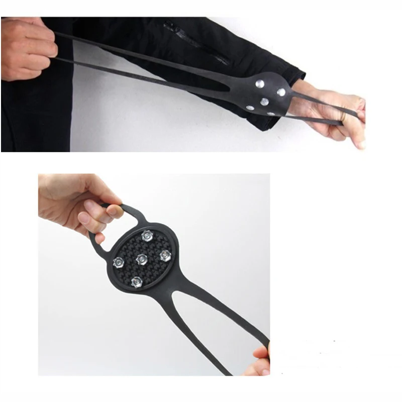 1 пара прогулочная нескользящая обувь для снежной погоды походная с острым