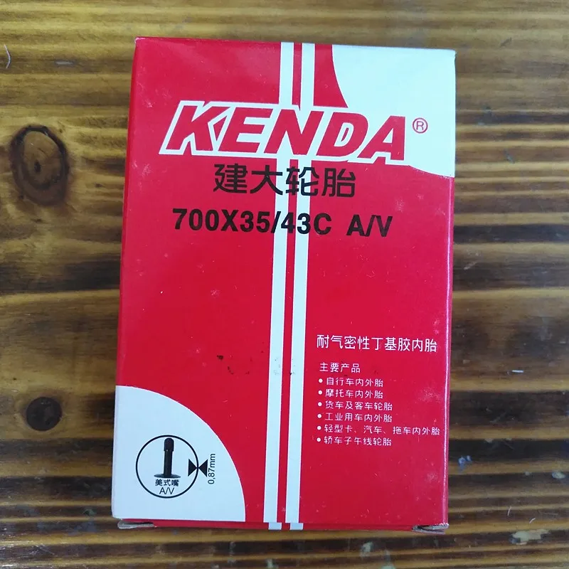 

Kenda Bicycle Inner Tube 700x35/43c Road Cycling Tire Rubber Tube AV/FV