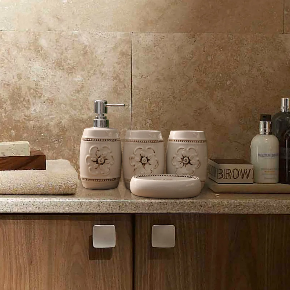 Креативный набор для мытья ванной комнаты индивидуальный винтажный