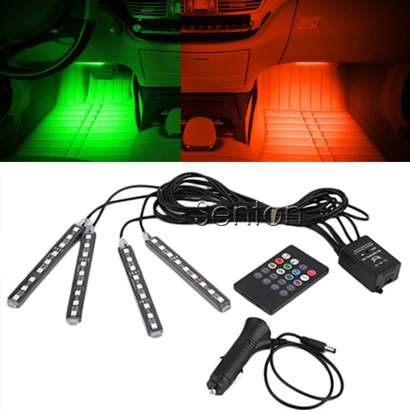 

180' Adjustable LED Chips Vehicle Neon Lamp For Hyundai Solaris Tucson 2016 I30 IX35 I20 Accent Santa Fe For Lada Granta Kalina