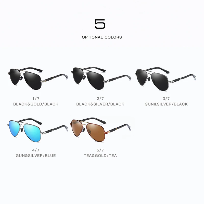 Мужские и женские солнцезащитные очки LOPERT поляризационные для вождения